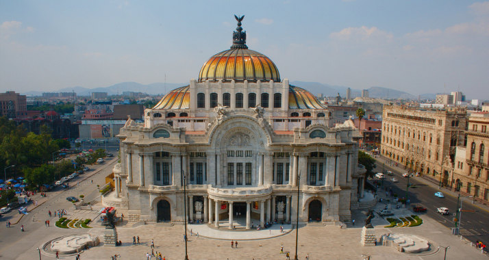 Im Palast der schönen Künste in Mexiko-Stadt gab es ein Gala-Konzert mit mexikanischen und israelischen Musikern.