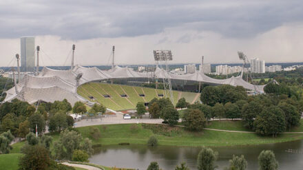 Das Olympia-Stadion in München von 1972