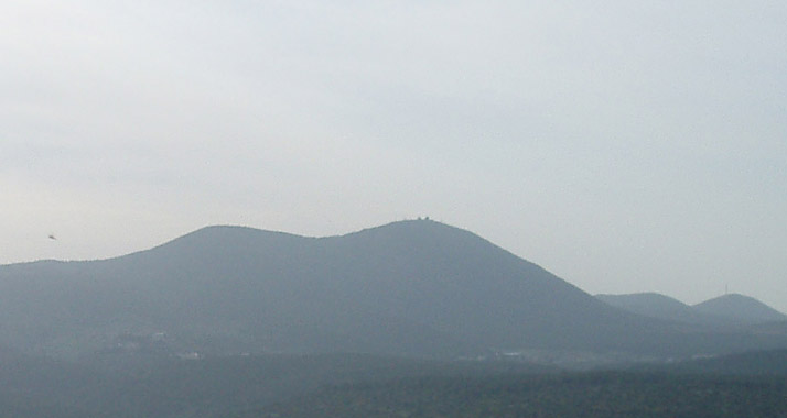 Har Meron: Die Menschen in der Region des zweithöchsten Berges in Israel haben am Montag einen Sommerregen erlebt.