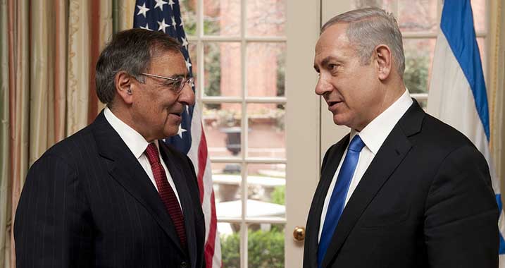 Benjamin Netanjahu und US-Verteidigungsminister Leon Panetta reden heute über israelische Sicherheitsbelange. Das Bild zeigt sie während eines Treffens im März 2012.