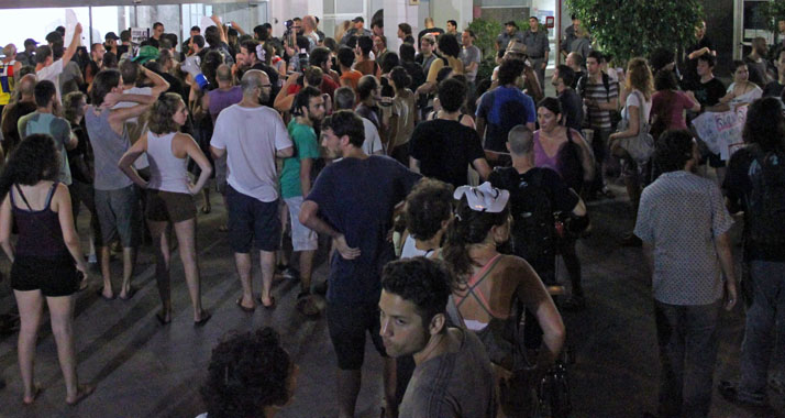 Die Sozialproteste in Tel Aviv dauern an – hier eine Kundgebung vom 15. Juli