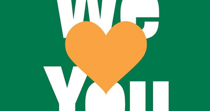 We ♥ you – "Wir lieben euch". Das ist das aktuelle Profilbild der "Palestine Loves Israel"-Facebook-Seite.