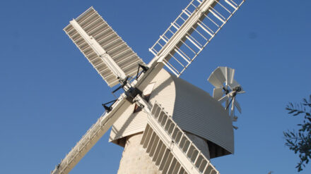 Erstrahlt in neuem Glanz: Die Montefiore-Windmühle in Jerusalem.