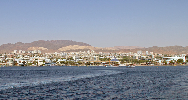 Nahe der bei Touristen beliebten Stadt Eilat am Roten Meer ist vorübergehend das Raketenabwehrsystem aufgestellt worden.