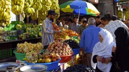 Trotz der sogenannten Blockade: Volle Marktstände in Gaza.