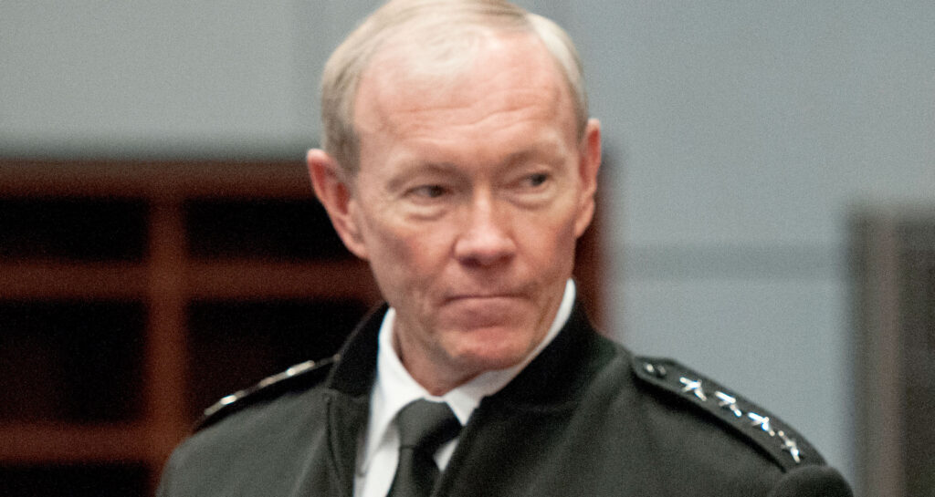 Verschafft sich einen Überblick über die gemeinsame Militärübung der USA und Israel: US-Generalstabschef Martin Dempsey