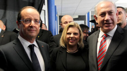 Hollande (l.) und Netanjahu haben in Toulouse den Antisemitismus angeprangert