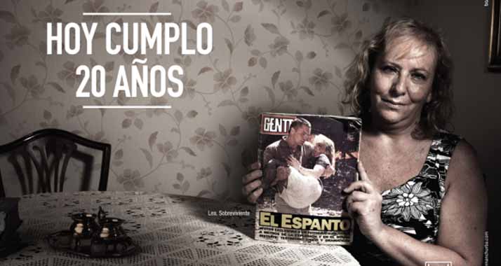 "Heute werde ich 20 Jahre alt": Eine Kampagne erinnert an die Bombenanschläge 1992 in Buenos Aires.