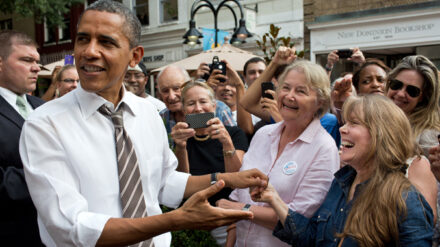 Barack Obama hat bis zur letzten Minute um seine Wiederwahl gekämpft - mit Erfolg.