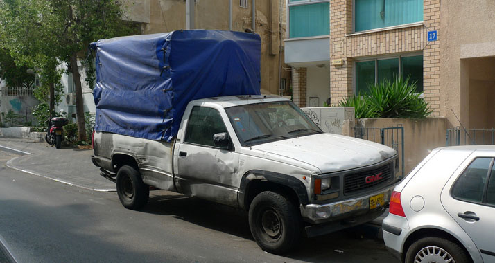 Mit einem ähnlichen LKW raste der nun verurteilte Issa Islam Ibrahim vergangenes Jahr in eine Menschenmenge in Tel Aviv.
