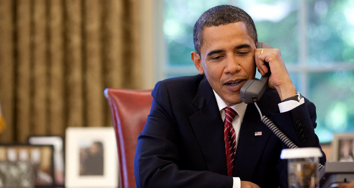 Barack Obama hat Verständnis für Israels Reaktion auf den anhaltenden palästinensischen Beschuss.