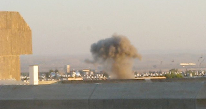 Einschlag einer Gradrakete in Be'er Scheva (Archivbild).