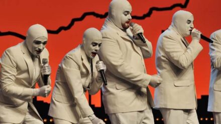 Die "Voca people" treten in 25 deutschen Städten auf.