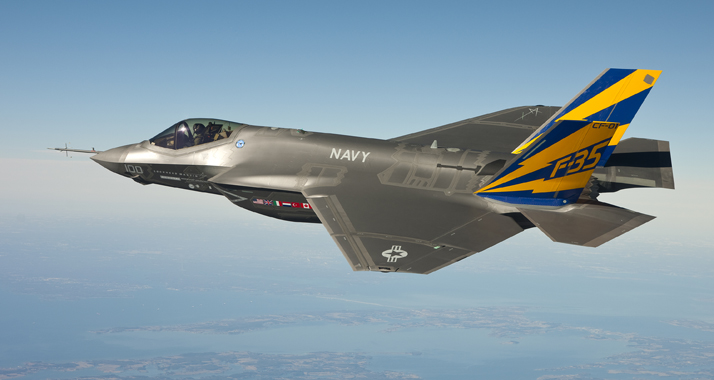 Kampfflugzeug vom Typ F-35 der US Navy: Ab 2016 verfügt auch Israel über die modernen Jets.
