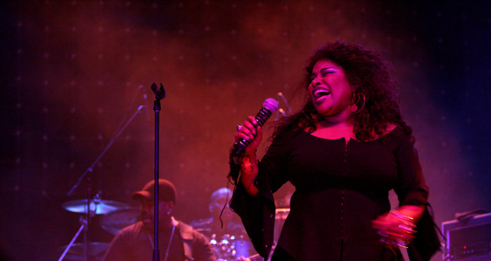 Unter anderen trat die amerikanische Sängern Chaka Khan bei der Gala auf.