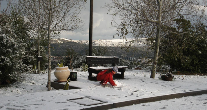 Regen und Schnee (hier ein Archivbild) bestimmen das Wetter in Israel.