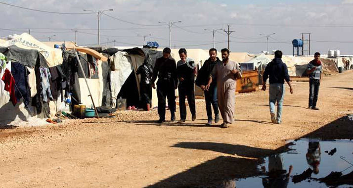 Kein Platz für Palästinenser: Ein Flüchtlingslager in Jordanien