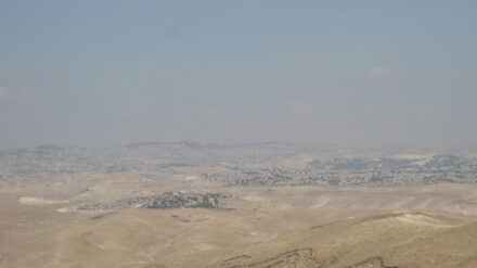 Das Protestcamp auf dem Ödland nahe der Siedlung Ma'aleh Adumim wurde wieder abgerissen.