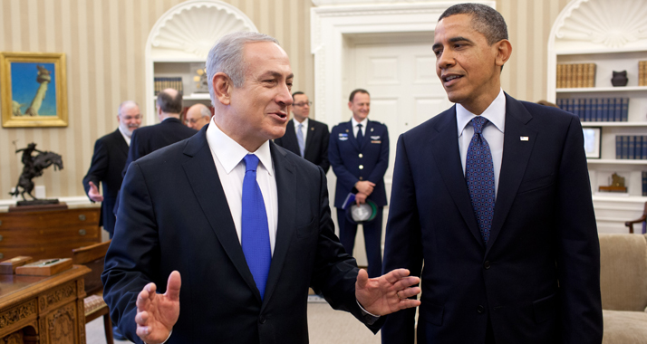 Obwohl Obama erst einmal in Israel war, pflegen beide enge Beziehungen.