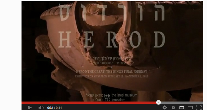 Eine Ausstellung, die sich mit König Herodes befasst, wird am morgigen Dienstag in Jerusalem eröffnet.