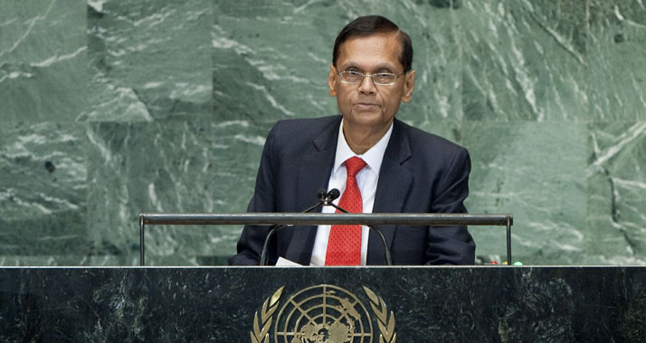Der Außenminister von Sri Lanka, Peiris, hat Netanjahu und Peres getroffen. (Archivbild)
