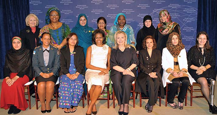 Auch im Jahr 2012 wurde der "International Women of Courage Award" vergeben – damals noch mit Hillary Clinton als Außenministerin.