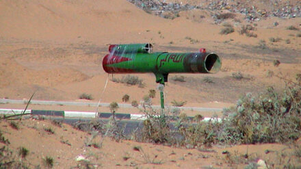 Rakete ausgerichtet: Laut Schabak plante die Hamas Angriffe auf Israel trotz der Waffenruhe.