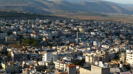 Auch in Sachnin haben sich Araber an den Protesten zum diesjährigen "Tag des Landes" beteiligt.