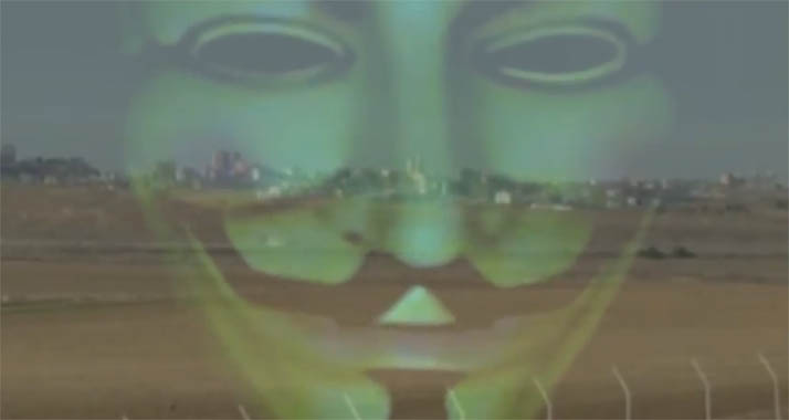 Ausschnitt aus dem YouTube-Video der Hacker-Gruppe "Anonymous"