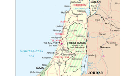 Eine südliche Route führt über die Wüste Negev, eine nördliche über Amman in Richtung Syrien.