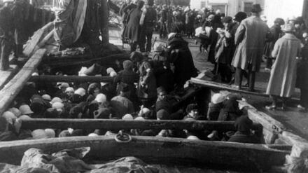 Armenische Flüchtlinge aus der Türkei in Syrien 1915