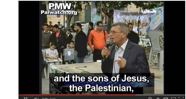 Der palästinensische Minister für die Angelegenheiten von Gefangenen, Issa Karake, erklärte Jesus schon im Mai 2012 zum ersten Palästinenser.