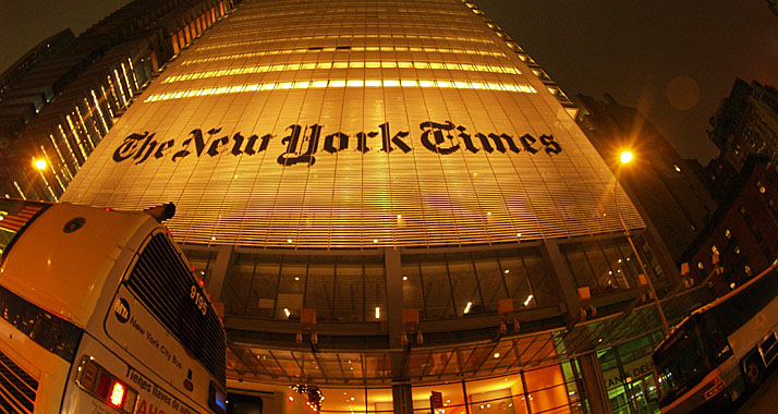 Verbreitet Zitate namenloser "Beamter" als offizielle Verlautbarungen: die "New York Times"