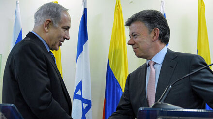 Sprachen über den Kampf gegen den Terror: der kolumbianische Präsident Santos (r.) und Israels Premierminister Netanjahu