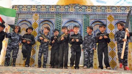 In einem Kindergarten des "Islamischen Dschihad" in Gaza: Der Hass auf Israel wird schon bei den Kleinsten gesät. (Archivbild)