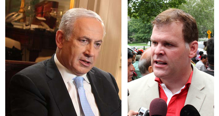 Der kanadische Außenminister John Baird (l.) war zu Gesprächen in Israel. Unter anderem traf er Benjamin Netanjahu. (Archivbilder)