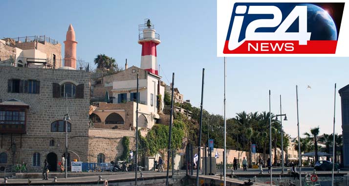 Der neue Sender i24News hat seinen Sitz im alten Hafen von Jaffa.