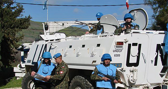 Die UNDOF-Soldaten werden noch weitere sechs Monate im Golan stationiert sein.