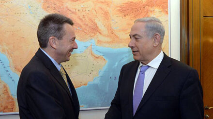 Sprachen in Jerusalem über Zusammenarbeit: Netanjahu und der IKRK-Präsident Maurer (l.)
