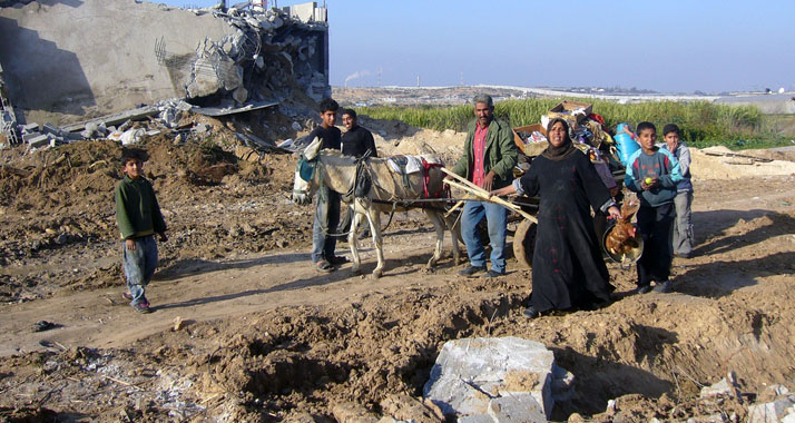 Nach Angaben der UN leben viele Familien im Gazastreifen in Armut.