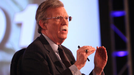 Der US-Diplomat John Bolton - hier im Februar bei einer Rede vor Studenten in Washington.
