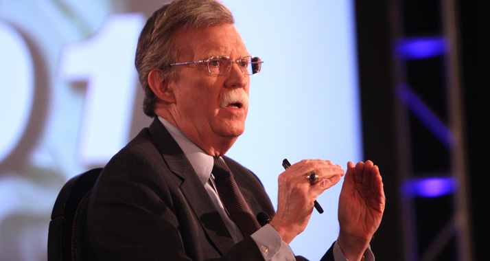 Der US-Diplomat John Bolton - hier im Februar bei einer Rede vor Studenten in Washington.