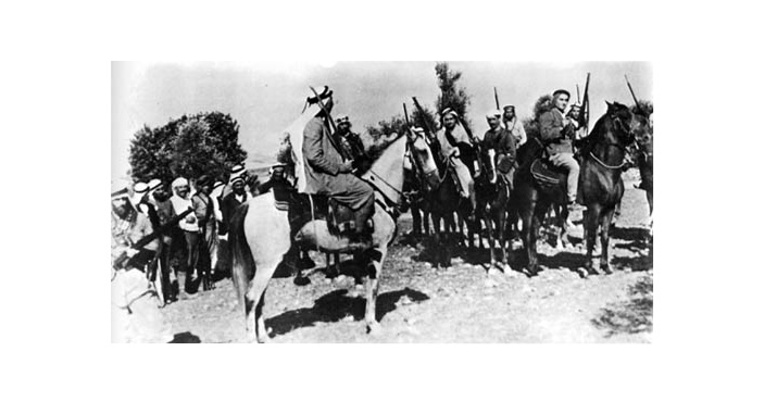 Asfur kämpfte gegen die britische Mandatsherrschaft über Palästina. (Im Bild: Kämpfer der Arabischen Befreiungsarmee während des Arabischen Aufstands im Mandatsgebiet Palästina)