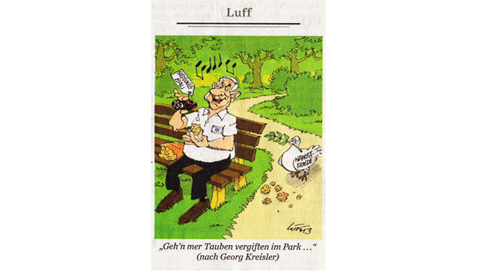 Diese Karikatur in der "Stuttgarter Zeitung" sorgt weltweit für Aufsehen.