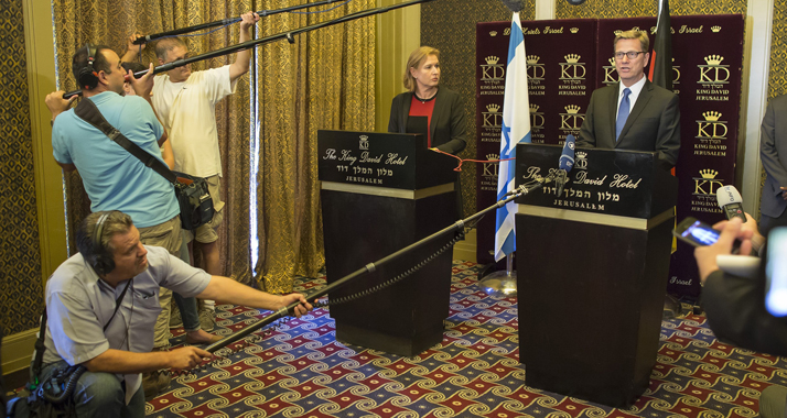 Westerwelle traf unter anderen Justizministerin Livni.