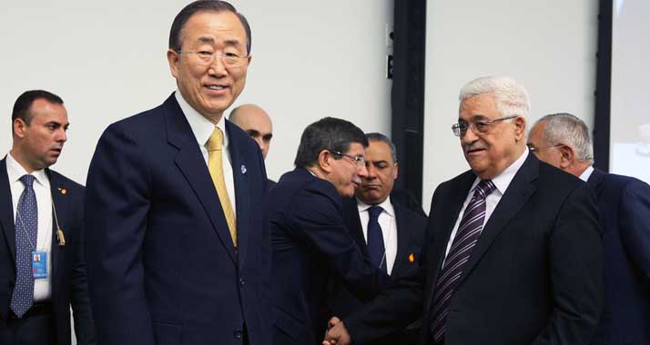 Ban sprach mit Abbas über den Verlauf der Friedensverhandlungen. (Archivbild)