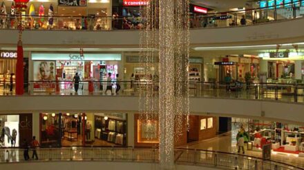 Ähnlich wie dieses Bild, zeigte auch das Blog-Foto das Einkaufszentrum der malaysischen Hauptstadt Kuala Lumpur.