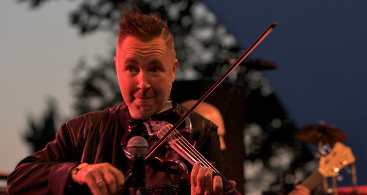 Forderte, Palästinenser von angeblicher Apartheid zu befreien: der Star-Geiger Nigel Kennedy.