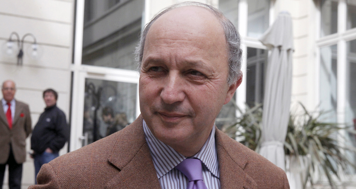 Fabius räumte den Friedensverhandlungen oberste Priorität ein.