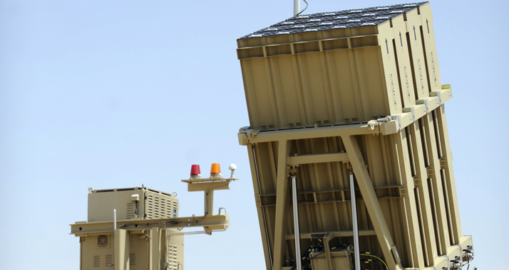 Eine Batterie des Systems "Eisenkuppel" (hier bei Aschkelon) wurde bei Tel Aviv installiert.